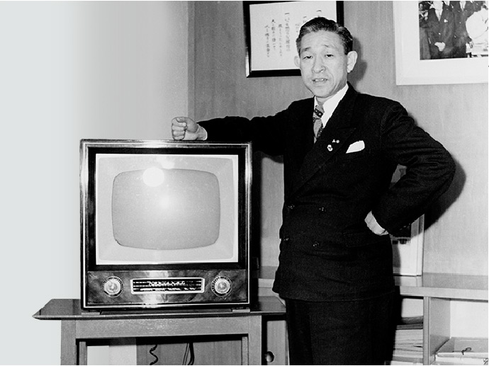 Photo of Konosuke Matsushita, founder of Panasonic Corporation