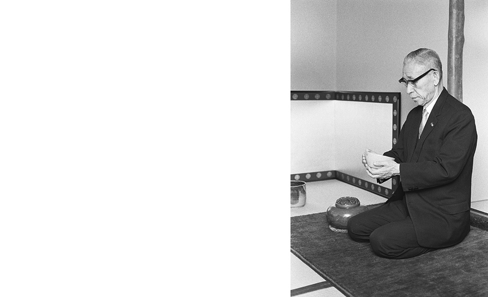 Photo of Konosuke Matsushita, founder of Panasonic Corporation