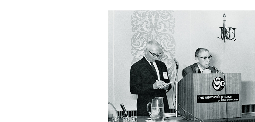 Photo of Konosuke Matsushita, founder of Panasonic Corporation