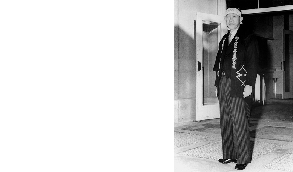 Photo of Konosuke Matsushita, founder of Panasonic Corporation