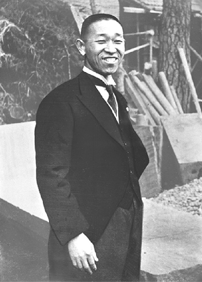 Photo of Konosuke Matsushita, founder of Panasonic Corporation