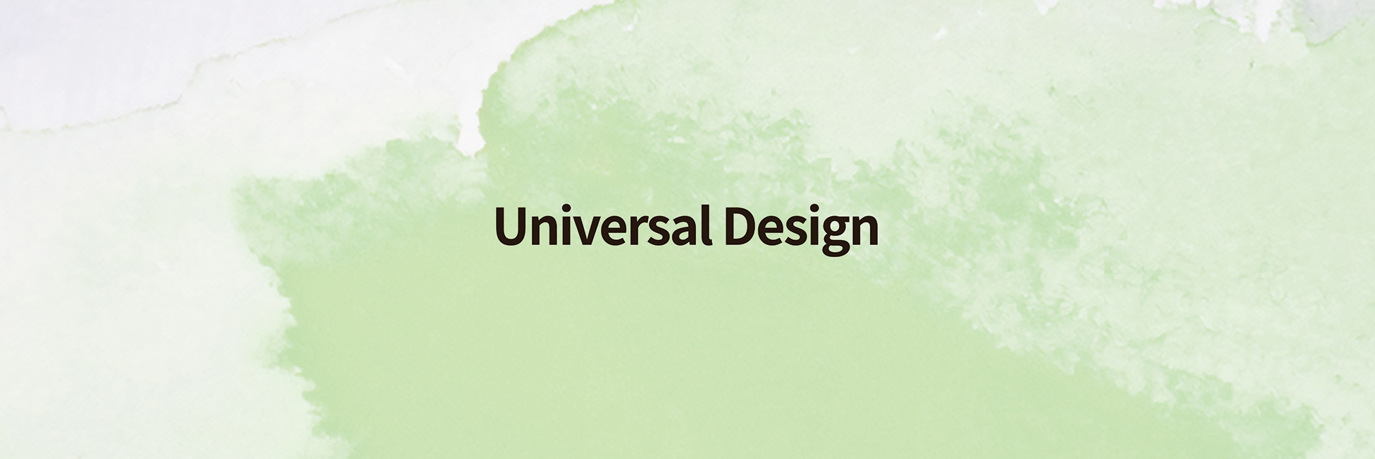 Illustration: A range of products made using universal design