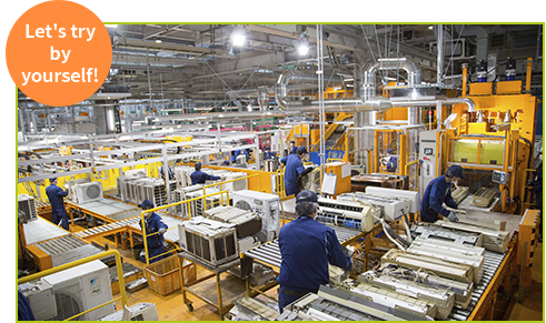 You can participate too! Home appliance recycling factory tour, online on-site class, virtual factory tour "Panasonic Eco Technology Center"