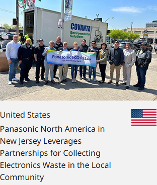 United States Panasonic North America in New Jersey Leverages Partnerships for Collecting Electronics Waste in the Local Community