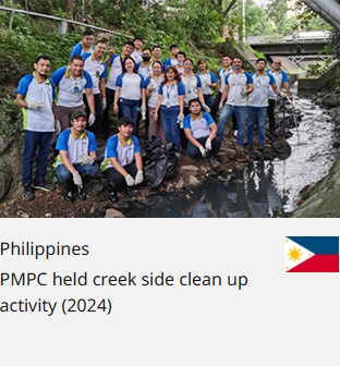 Philippines PMPC held creek side clean up activity (2024)