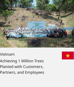 Vietnam Achieving 1 Million Trees Planted with Customers, Partners, and Employees