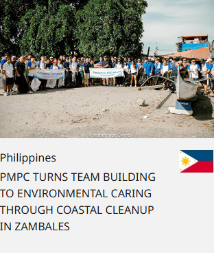 Philippines PMPC TURNS TEAM BUILDING TO ENVIRONMENTAL CARING THROUGH COASTAL CLEANUP IN ZAMBALES