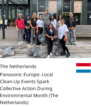 The Netherlands Panasonic Europe: Local Clean-Up Events Spark Collective Action During Environmental Month (The Netherlands)