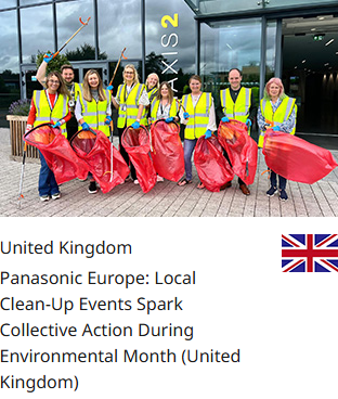United Kingdom Panasonic Europe: Local Clean-Up Events Spark Collective Action During Environmental Month (United Kingdom)