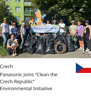 Czech Panasonic Joins “Clean the Czech Republic” Environmental Initiative