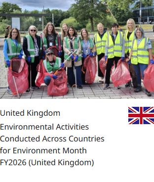United Kingdom Environmental Activities Conducted Across Countries for Environment Month FY2026 (United Kingdom)