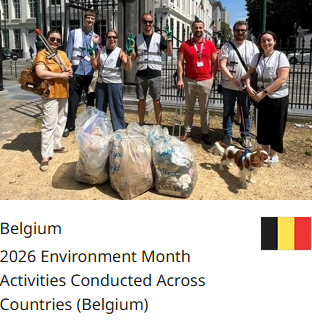 Belgium 2026 Environment Month Activities Conducted Across Countries (Belgium)