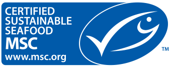 Certified Sustainable Seafood Seafood caught with sustainable fishing MSC Certified