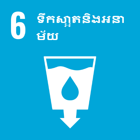 គោលដៅទី 6 ៖  ទឹកស្អាតនិងអនាម័យ