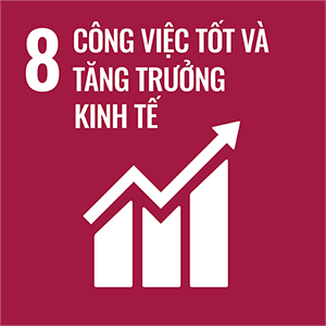 Mục tiêu 8: Công việc tốt và tăng trưởng kinh tế