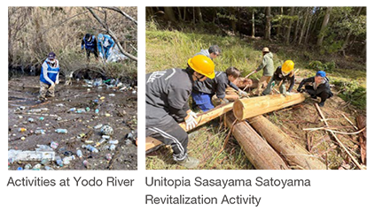 Activities at Yodo River, Unitopia Sasayama Satoyama Revitalization Activity