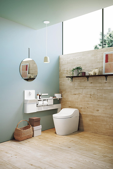 Fully automatic cleaning toilet 