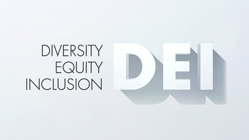 A logo of Diversity, Equity & Inclusion