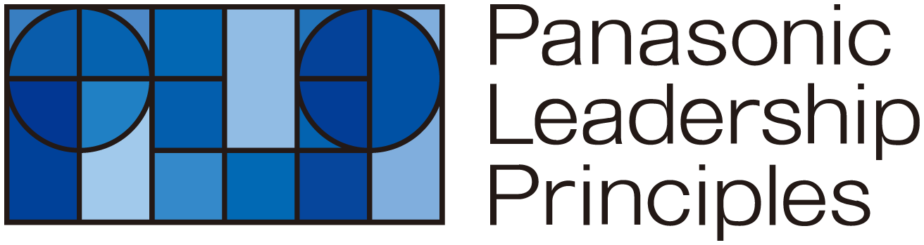 Photo: The logo of the Panasonic Leadership Principles