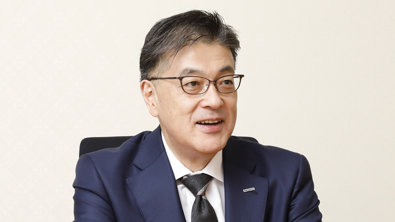 Photo: Panasonic Holdings Executive Director, Company President, Operating Officer, Group CEO Yuki Kusumi