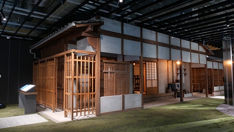 松下幸之助歴史館展示室の創業の家の写真