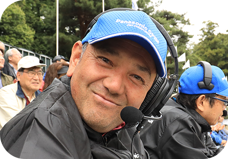 グリーンDJのタケ小山さん写真