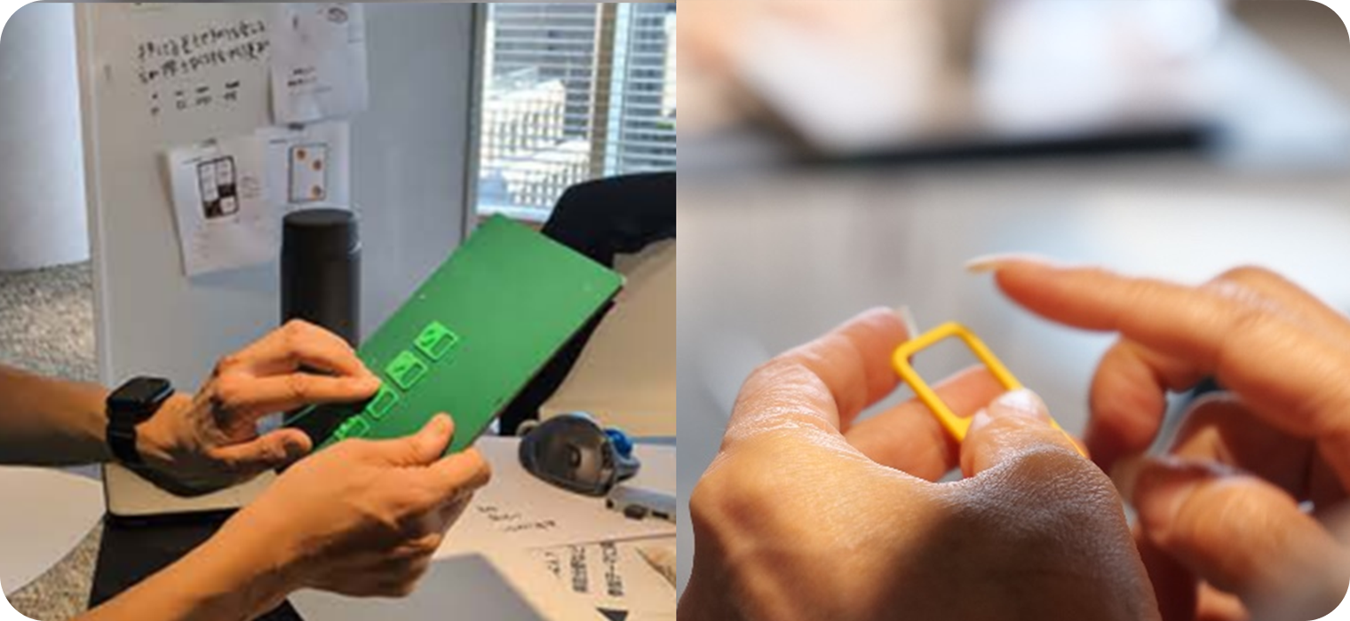 写真:3Dプリンターを使って作られたアタッチメントチップのプロトタイプ