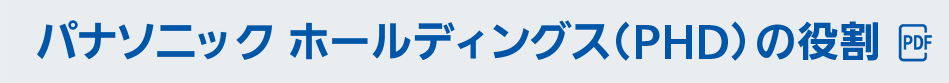 パナソニック ホールディングス（PHD）の役割