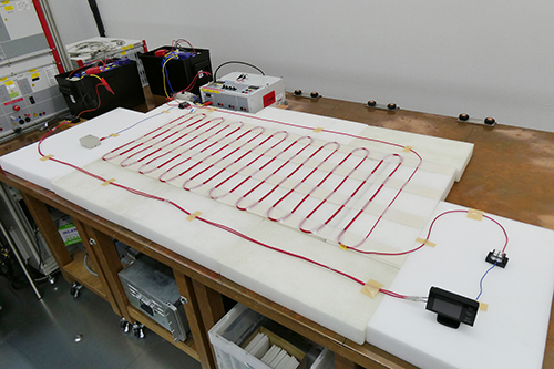 10mワイヤハーネス並走試験