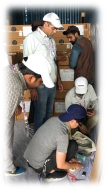 計測機器の設置