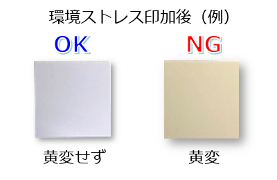 環境ストレス印可後(例)図