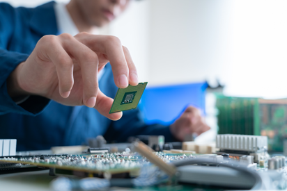 半導体基板を確認