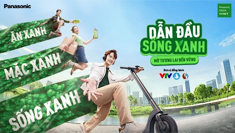 ĂN XANH MẶC XANH SỐNG XANH DẪN ĐẦU SỐNG XANH  MỞ TƯƠNG LAI BỀN VỮNG Panasonic Green Impact