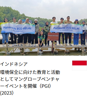 インドネシア 環境保全に向けた教育と活動としてマングローブベンチャーイベントを開催（PGI）(2023）