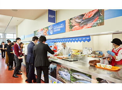 パナソニックの社員食堂の写真