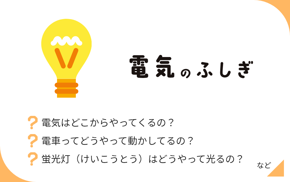 電気のふしぎ 電気はどこからやってくるの？ 電車ってどうやって動かしてるの？ 蛍光灯（けいこうとう）はどうやって光るの？ など