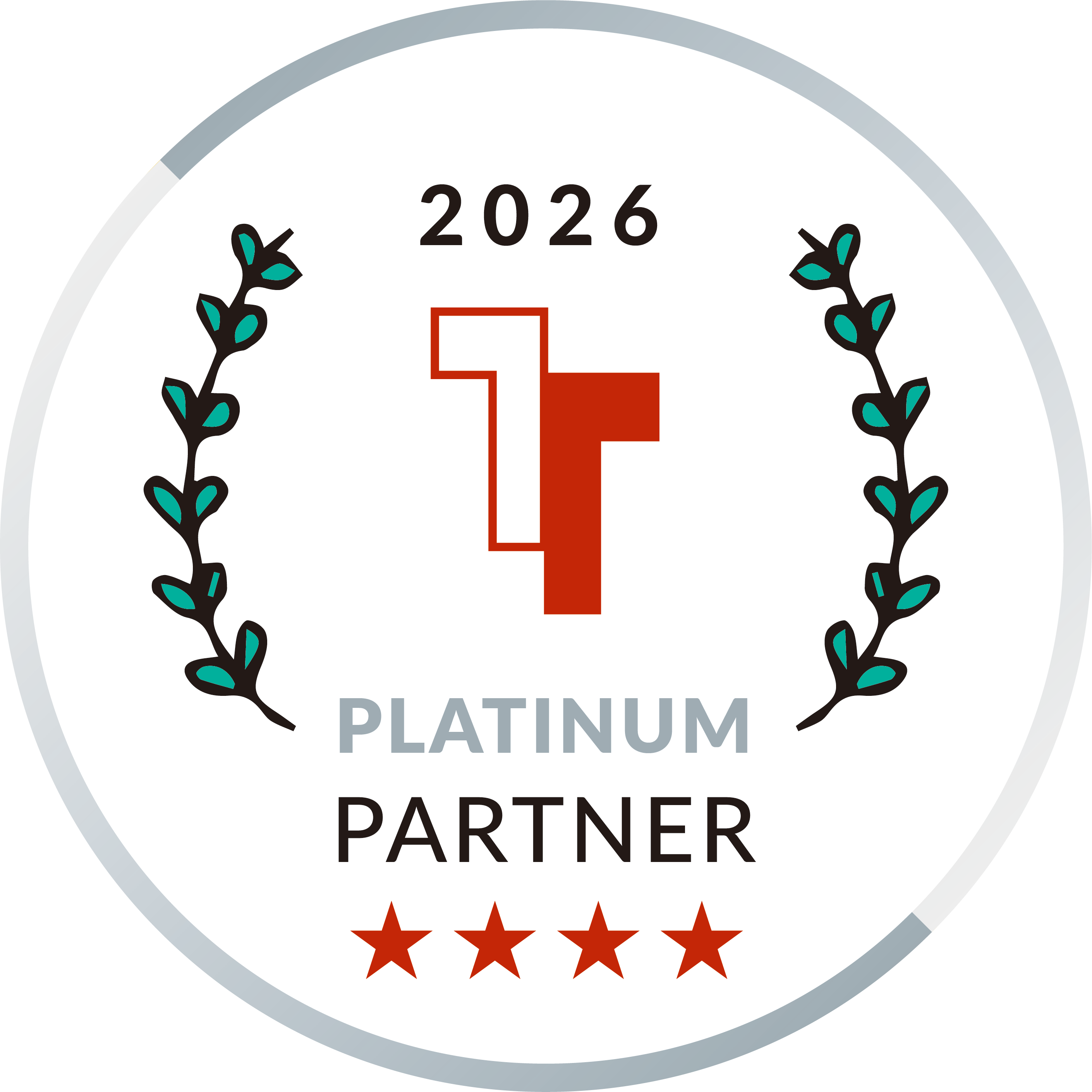 2026 TFT PLATINUM PARTNER バッジ