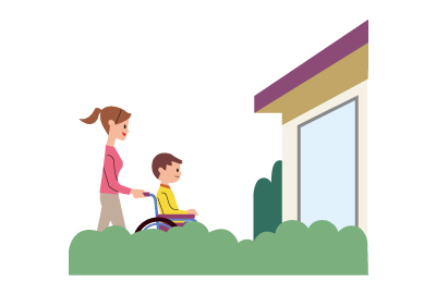 7. アクセスしやすいスペースと大きさを確保（かくほ）すること。