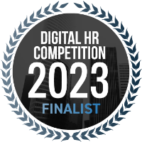 画像：「Digital HR Competition 2023 /Finalist」のロゴマーク