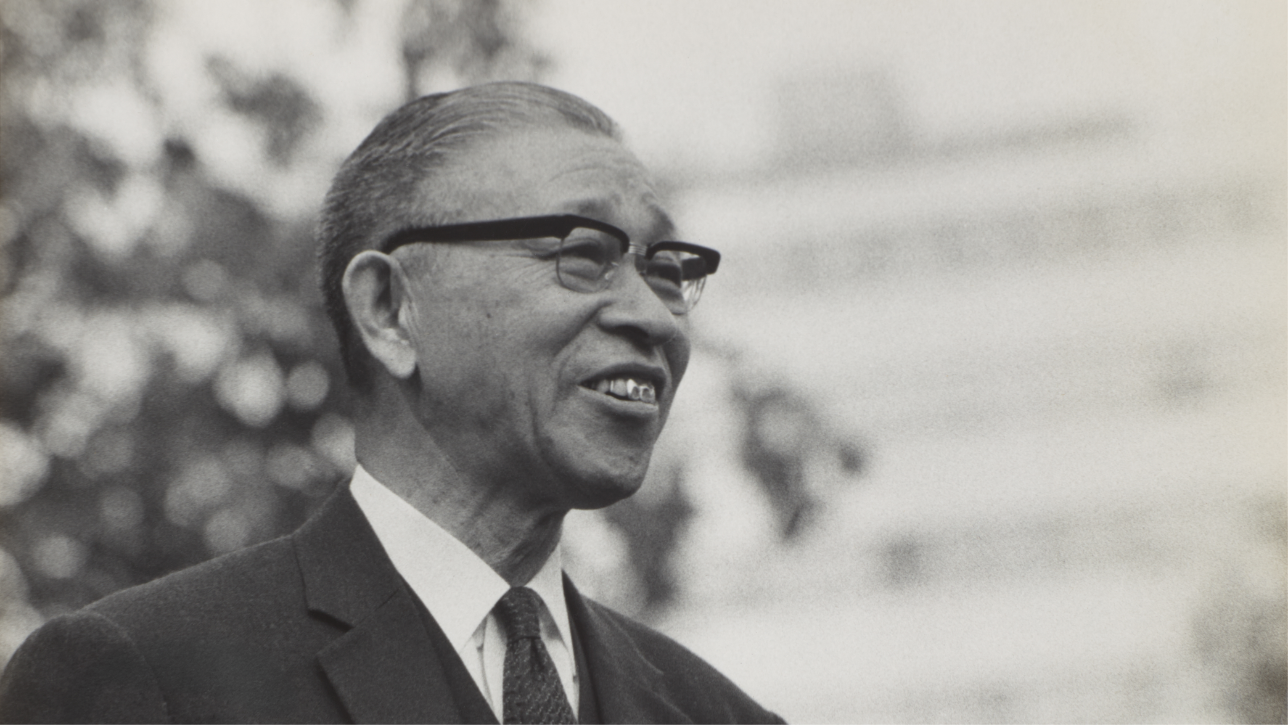 写真：創業者・松下 幸之助