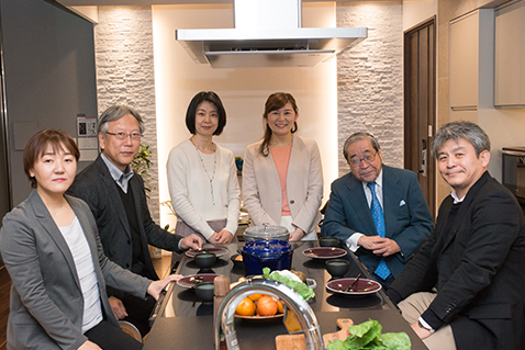 写真:パナソニック リビングショウルーム 東京での集合写真