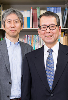 写真:白石君男先生と藤井成清