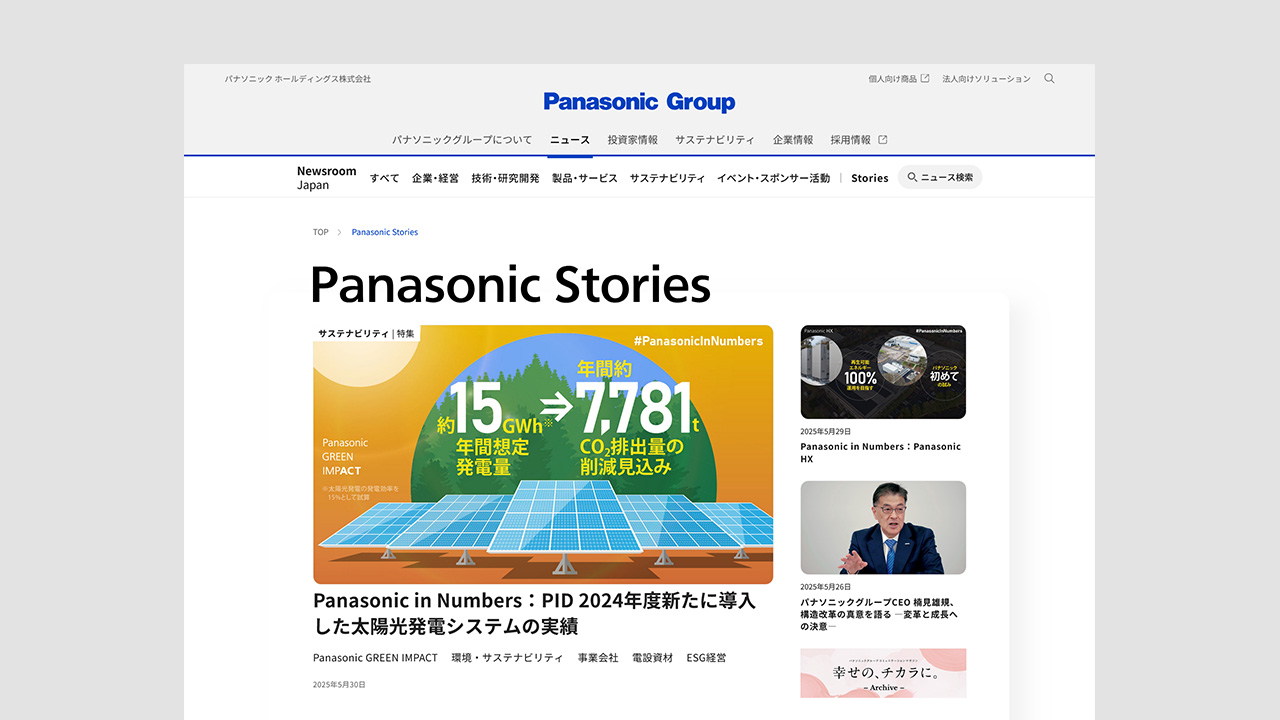Panasonic Stories