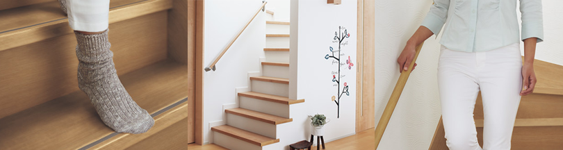 Photo: Interior staircase and handrail