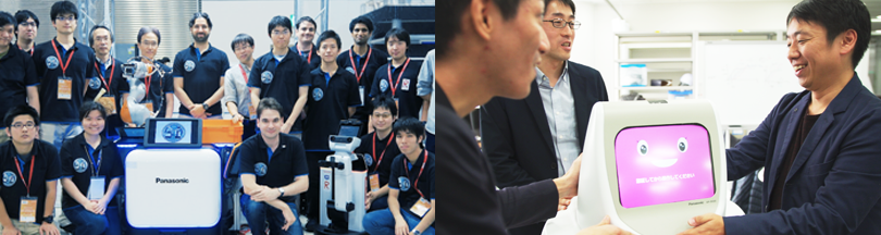 Photo:Developers exchange ideas at the Robotics Hub.