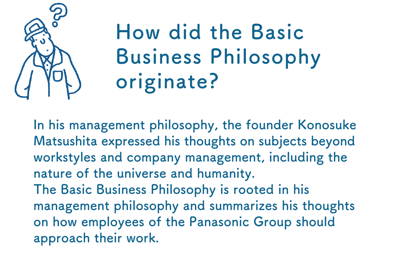 How did the Basic Business Philosophy originate?