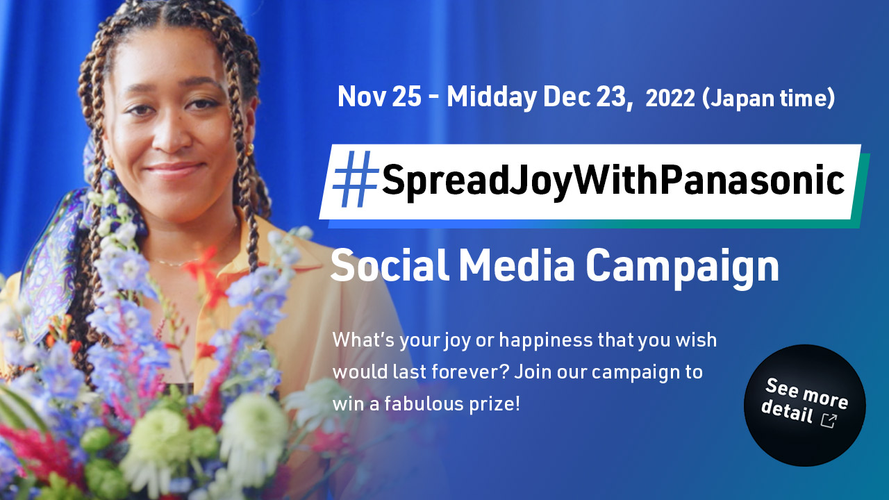 Social Media Campaign #Spred Joy With Panasonic