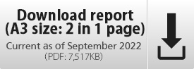 Download report (A3 size: 2 in 1 page) Current as of September 2022 (PDF:7,517KB)