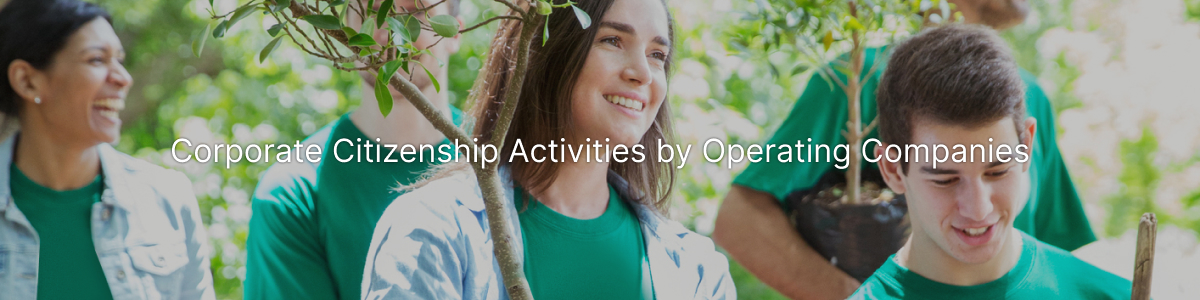 Corporate Citizenship Activities by Operating Companies