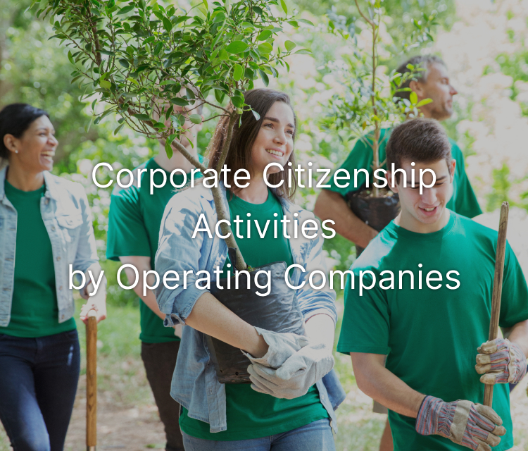Corporate Citizenship Activities by Operating Companies